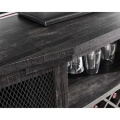 Bar Cabinet With Two Curved Glass Doors - Home Source -Baxton Home Shop GUEST fae62b71 f5d8 445b 8637 e5846be4ffe0