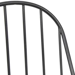 Set Of 2 Milo Windsor Metal With Wood Seat Dining Chairs Black/Espresso Brown - Buylateral -Baxton Home Shop GUEST fb9d4c60 8d19 4141 99c8 153ba4bdc73b