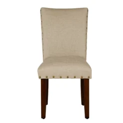 Set Of 2 Classic Parsons Chair With Nailhead Trim - Homepop -Baxton Home Shop GUEST fc6cc6ae 6cec 4bb5 8f0c 70168d079ea2