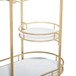Contemporary Iron Bar Cart Gold - Olivia & May -Baxton Home Shop GUEST fd1048bc bd14 458f b5fa bfaa8eaa1621
