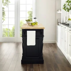 Oxford Butcher Block Kitchen Island Black - Crosley -Baxton Home Shop GUEST fe9fa92f 5cd5 410c 8a3d f45920285bcb