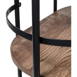 Honey-Can-Do 3 Tier Oval Bar Cart Walnut -Baxton Home Shop GUEST fef1c20f 243e 4de6 88ca 238713d5930d